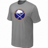 NHL Buffalo Sabres big & tall logo T-shirt light grey