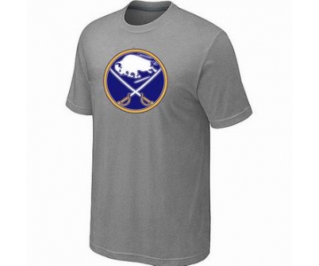 NHL Buffalo Sabres big & tall logo T-shirt light grey