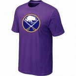 NHL Buffalo Sabres big & tall logo T-shirt purple