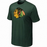 NHL Chicago Blackhawks big & tall logo T-shirt dk green