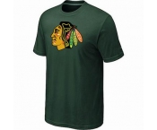 NHL Chicago Blackhawks big & tall logo T-shirt dk green