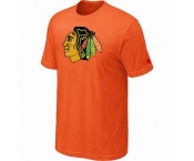 NHL Chicago Blackhawks big & tall logo T-shirt orange