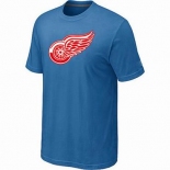 NHL Detroit Red Wings big & tall logo T-shirt light blue