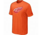 NHL Detroit Red Wings big & tall logo T-shirt orange