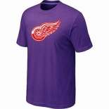 NHL Detroit Red Wings big & tall logo T-shirt purple