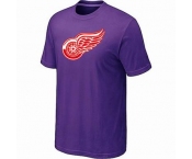 NHL Detroit Red Wings big & tall logo T-shirt purple