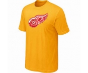 NHL Detroit Red Wings big & tall logo T-shirt yellow