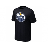 NHL Edmonton Oilers Big & Tall Logo Black T-Shirt