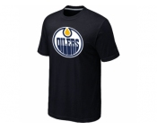 NHL Edmonton Oilers Big & Tall Logo Black T-Shirt