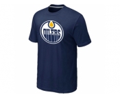 NHL Edmonton Oilers Big & Tall Logo D.Blue T-Shirt