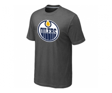 NHL Edmonton Oilers Big & Tall Logo D.Grey T-Shirt