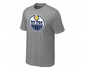 NHL Edmonton Oilers Big & Tall Logo L.Grey T-Shirt