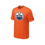 NHL Edmonton Oilers Big & Tall Logo Orange T-Shirt