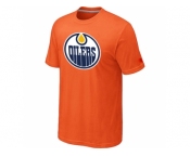 NHL Edmonton Oilers Big & Tall Logo Orange T-Shirt