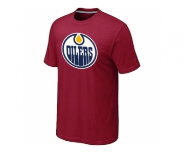 NHL Edmonton Oilers Big & Tall Logo Red T-Shirt