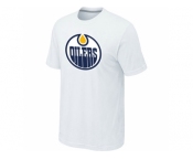 NHL Edmonton Oilers Big & Tall Logo White T-Shirt