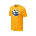 NHL Edmonton Oilers Big & Tall Logo Yellow T-Shirt