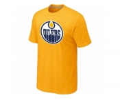 NHL Edmonton Oilers Big & Tall Logo Yellow T-Shirt