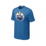 NHL Edmonton Oilers Big & Tall Logo light Blue T-Shirt