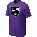 NHL Los Angeles Kings big & tall logo T-shirt purple