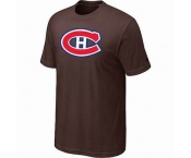 NHL Montreal Canadiens big & tall logo T-shirt brown