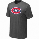 NHL Montreal Canadiens big & tall logo T-shirt dk grey