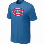 NHL Montreal Canadiens big & tall logo T-shirt light blue