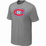 NHL Montreal Canadiens big & tall logo T-shirt light grey