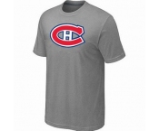 NHL Montreal Canadiens big & tall logo T-shirt light grey