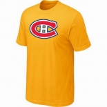 NHL Montreal Canadiens big & tall logo T-shirt yellow