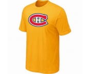 NHL Montreal Canadiens big & tall logo T-shirt yellow