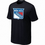 NHL New York Rangers big & tall logo T-shirt black