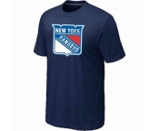 NHL New York Rangers big & tall logo T-shirt dk blue