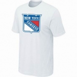 NHL New York Rangers big & tall logo T-shirt white