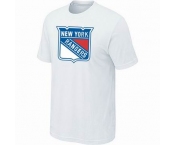 NHL New York Rangers big & tall logo T-shirt white