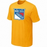 NHL New York Rangers big & tall logo T-shirt yellow