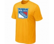 NHL New York Rangers big & tall logo T-shirt yellow