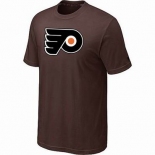 NHL Philadelphia Flyers big & tall logo T-shirt brown