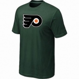 NHL Philadelphia Flyers big & tall logo T-shirt dk green