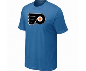 NHL Philadelphia Flyers big & tall logo T-shirt light blue