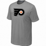 NHL Philadelphia Flyers big & tall logo T-shirt light grey