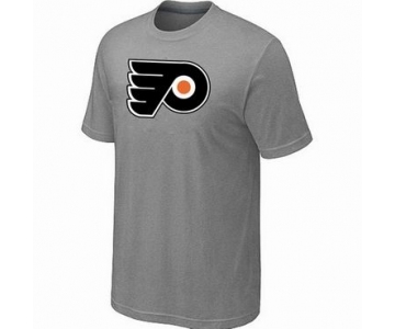 NHL Philadelphia Flyers big & tall logo T-shirt light grey