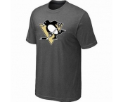 NHL Pittsburgh Penguins big & tall logo T-shirt dk grey