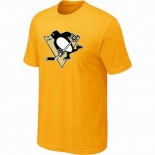 NHL Pittsburgh Penguins big & tall logo T-shirt yellow