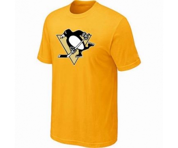 NHL Pittsburgh Penguins big & tall logo T-shirt yellow