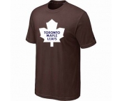 NHL Toronto Maple Leafs big & tall logo T-shirt brown