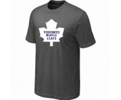 NHL Toronto Maple Leafs big & tall logo T-shirt dk grey