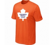 NHL Toronto Maple Leafs big & tall logo T-shirt orange