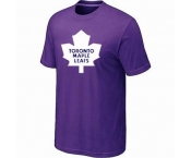 NHL Toronto Maple Leafs big & tall logo T-shirt purple