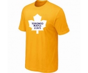 NHL Toronto Maple Leafs big & tall logo T-shirt yellow